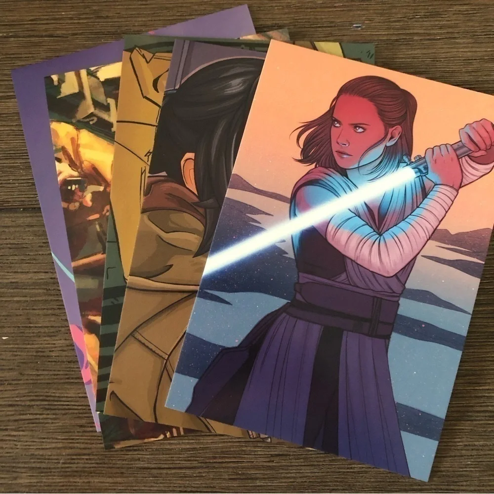 Disney Star Wars: Women of Star Wars postcards bundle #16 (Set of 5)